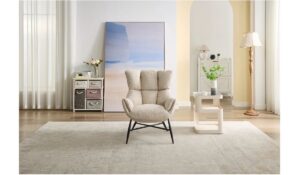 LARKIN ACCENT ARMCHAIR - BEIGE