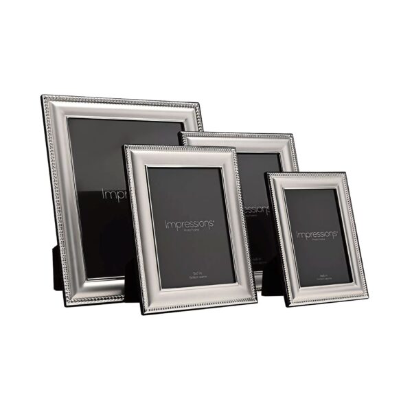 5x7 SILVER PLATED PATTERNED EDGE P/FRAME - Image 4