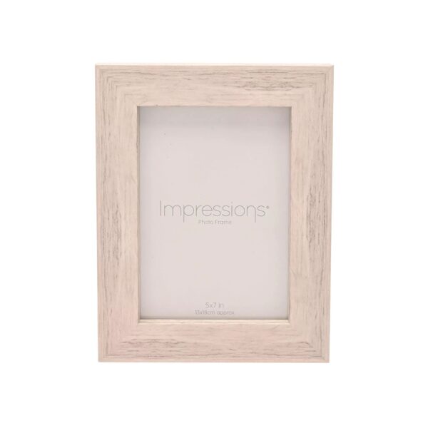 5x7 WOODEN P/FRAME WHITE FINISH FLAT EDGE