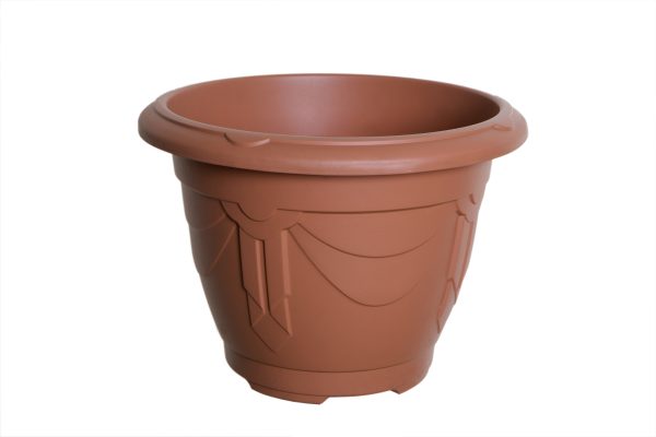 24cm VENETIAN ROUND PLANTER T/COTTA