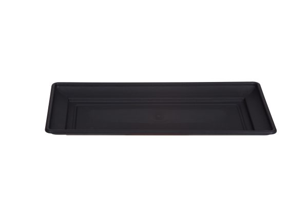 40cm VENETIAN TROUGH TRAY BLACK