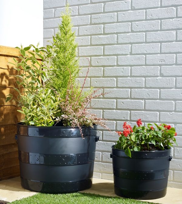 37cm BLACKSMITH TUB PLANTER - Image 2