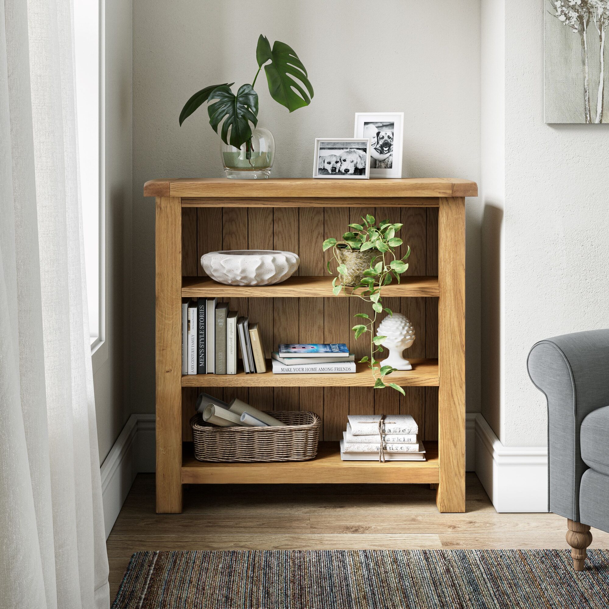 NORFOLK LOW BOOKCASE