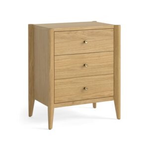 PARIS NATURAL 3 DWR BEDSIDE CHEST