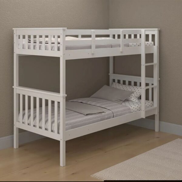 GABBY SINGLE BUNK BED - WHITE