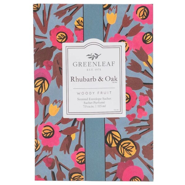 19.8g RHUBARB & OAK SCENTED SACHET