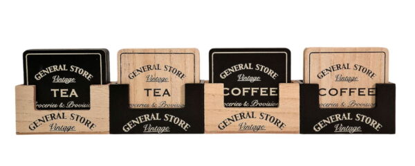 SET 4 GENERAL STORE COASTERS