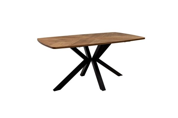 HAMPTON 1.6m DINING TABLE - MED OAK - Image 2