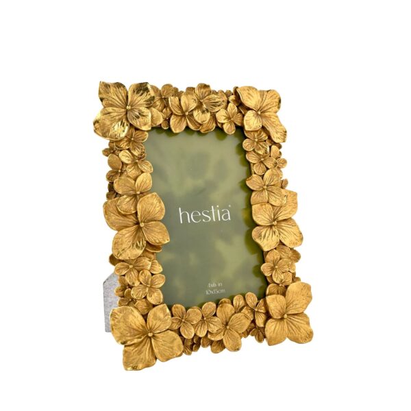 4x6 HESTIA GOLD FLOWER P/FRAME - Image 2