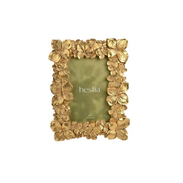 4x6 HESTIA GOLD FLOWER P/FRAME