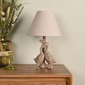 17in HESTIA WOOD EFFECT RESIN T/LAMP