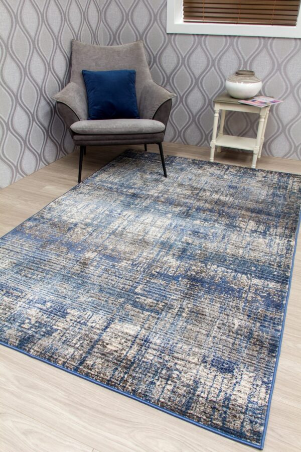 120x170 MYSTIQUE BOHEMIAN BLUE RUG - Image 2