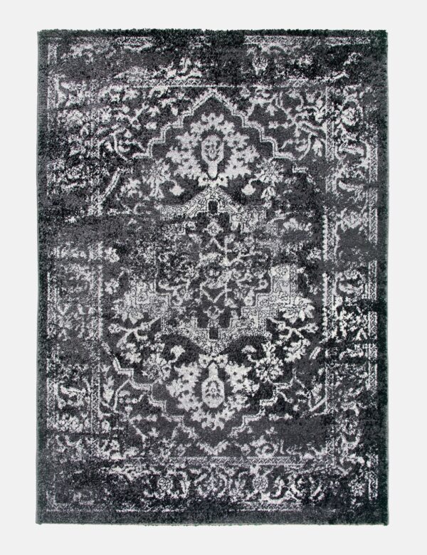 120x170 GREY ANTIKA MEDALLION RUG