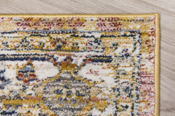 160x230 OCHRE BOHO MEDALLION RUG - Image 4
