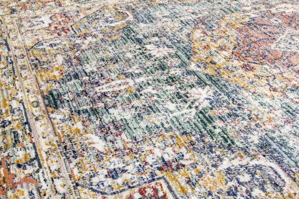 80x150 GREEN BOHO MEDALLION RUG - Image 3