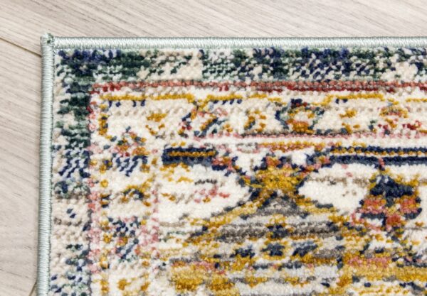 80x150 GREEN BOHO MEDALLION RUG - Image 4