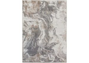 120x170 GREIGE MARBLE CASINO RUG