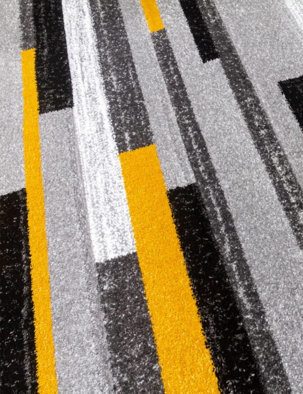 120x170 SAMBA LEVELS OCHRE RUG - Image 4