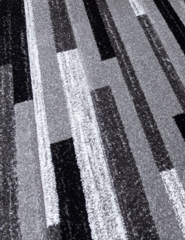 120x170 SAMBA LEVELS GREY RUG - Image 4