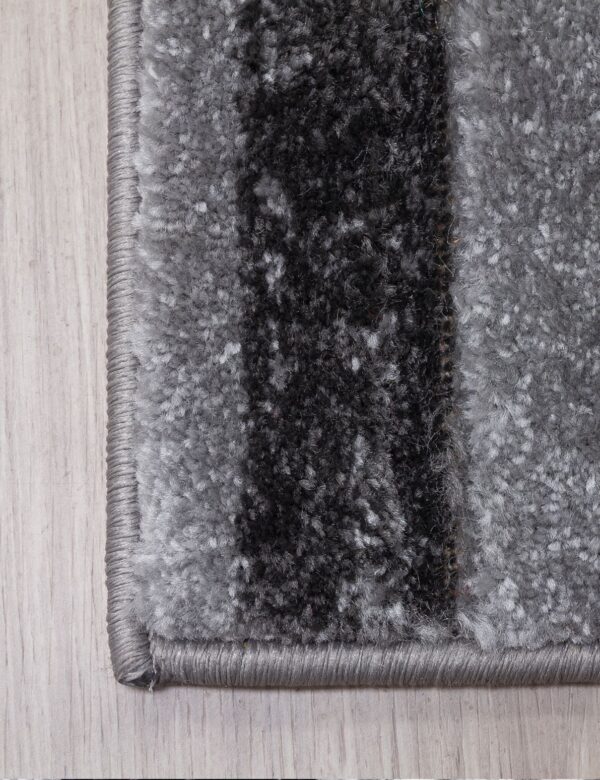 120x170 SAMBA LEVELS GREY RUG - Image 5