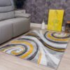 120x170 SAMBA SPIRALS OCHRE RUG