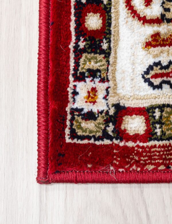 120x170 AZIZA MEDALLION RED RUG - Image 5