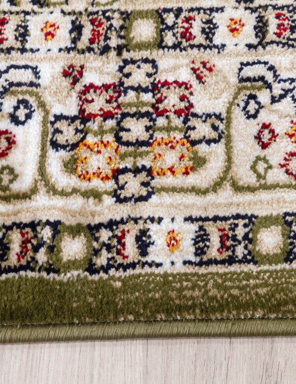 160x220 AZIZA MEDALLION GREEN RUG - Image 5