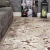 120x170 GLITZ MARBLE BEIGE RUG - Image 2