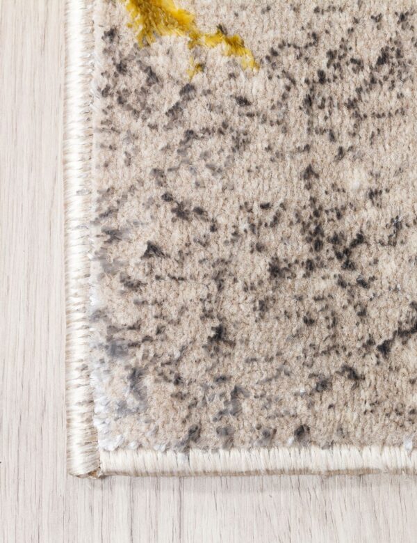 120x170 GLITZ MARBLE OCHRE RUG - Image 5