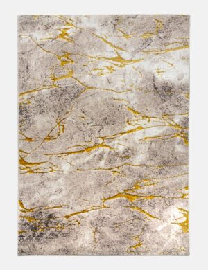 120x170 GLITZ MARBLE OCHRE RUG