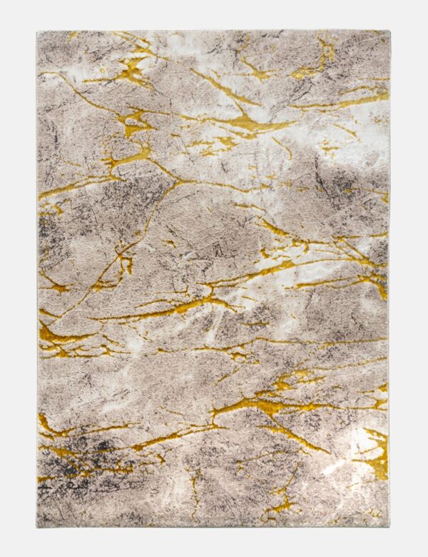 120x170 GLITZ MARBLE OCHRE RUG