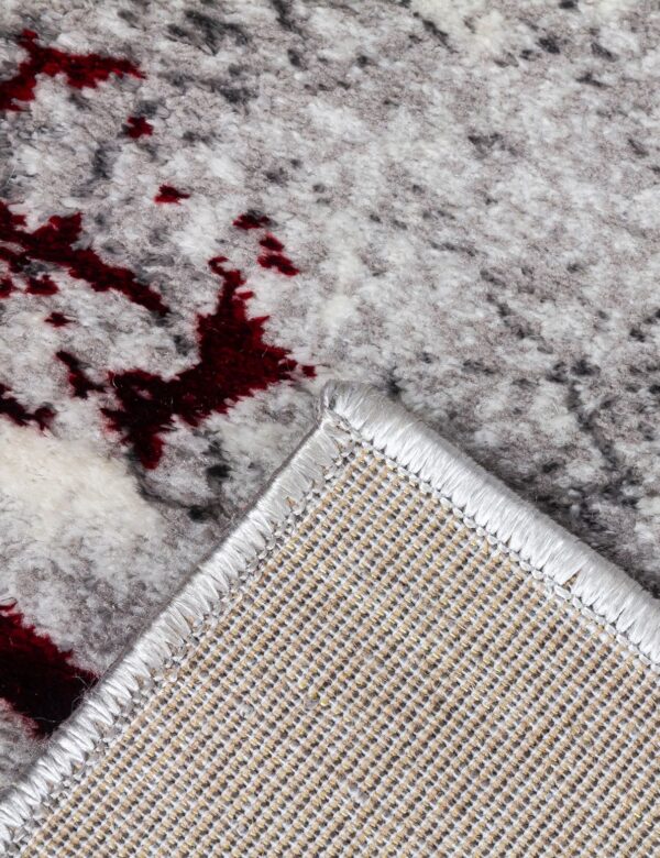120x170 GLITZ MARBLE RED RUG - Image 6