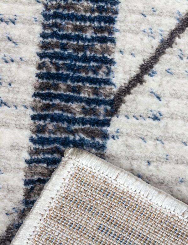 120x170 BLUE GLITZ ART DECO RUG - Image 6