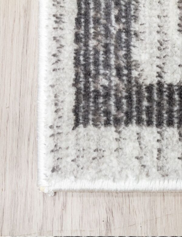 120x170 GLITZ ART DECO GREY RUG - Image 5