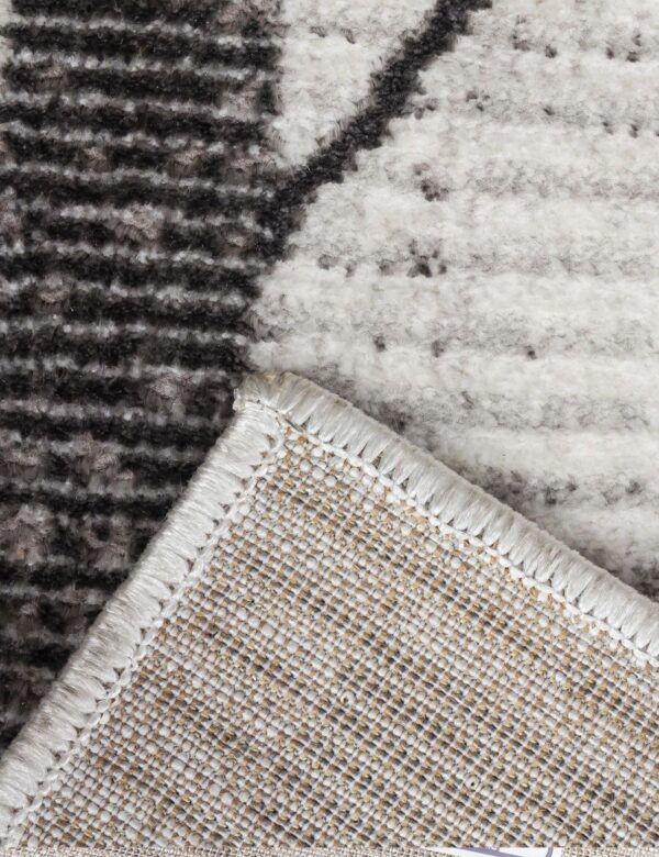 120x170 GLITZ ART DECO GREY RUG - Image 6