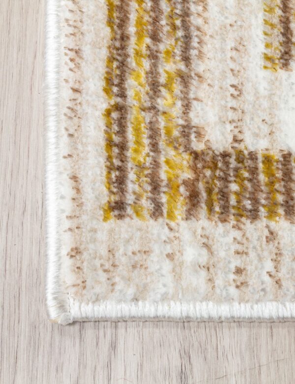 120x170 GLITZ ART DECO OCHRE RUG - Image 5