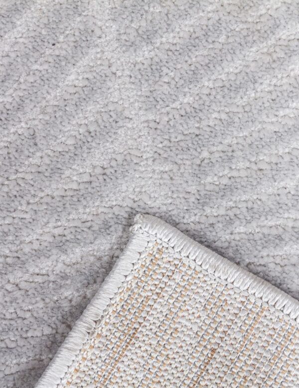 120X170 ELEMENTS ZAHARA GREY RUG - Image 6