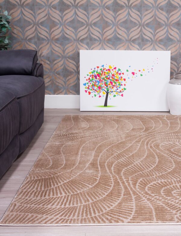 120X170 ELEMENTS ZAHARA BEIGE RUG - Image 2