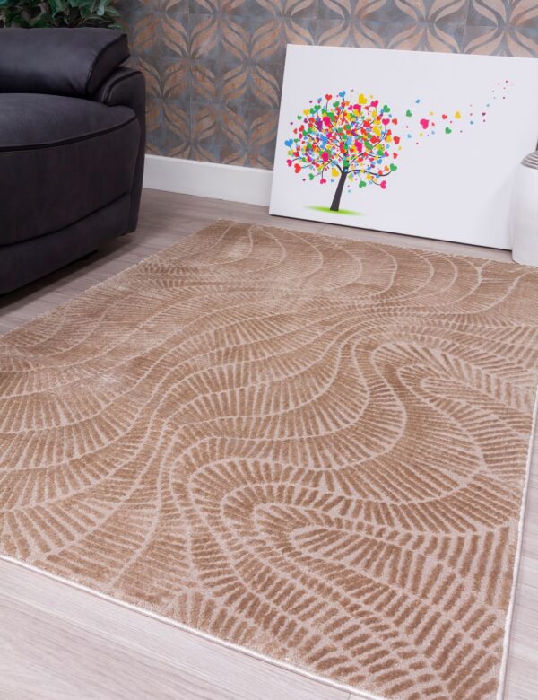 120X170 ELEMENTS ZAHARA BEIGE RUG - Image 3