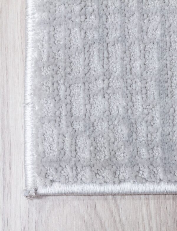 120X170 ELEMENTS CRISSCROSS GREY RUG - Image 5