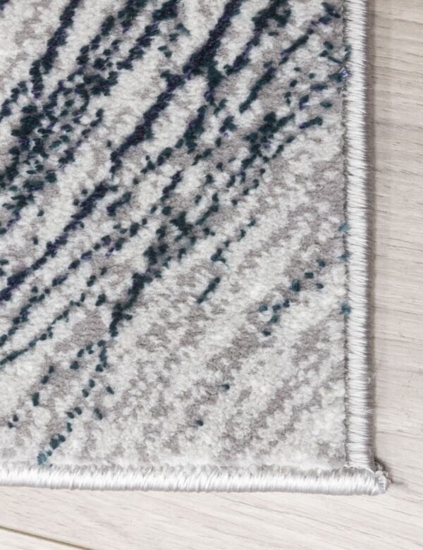 80x150 BLUE / GREEN BOUTIQUE PLUMES RUG - Image 6