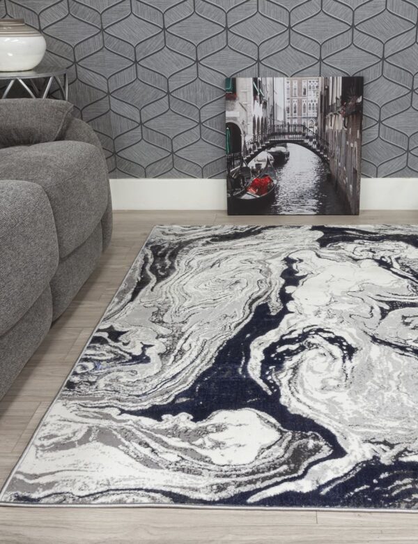80x150 BLUE BOUTIQUE VIVID RUG - Image 3