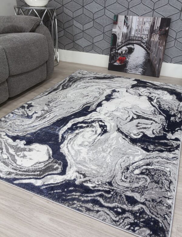 80x150 BLUE BOUTIQUE VIVID RUG - Image 4