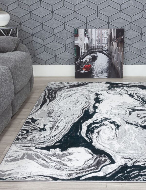 80x150 GREEN BOUTIQUE VIVID RUG - Image 3