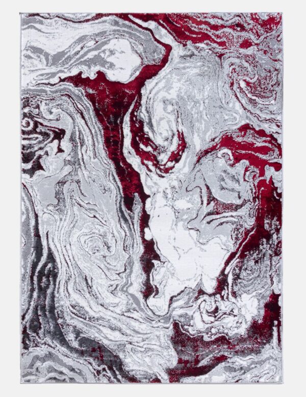 80x150 RED BOUTIQUE VIVID RUG - Image 2