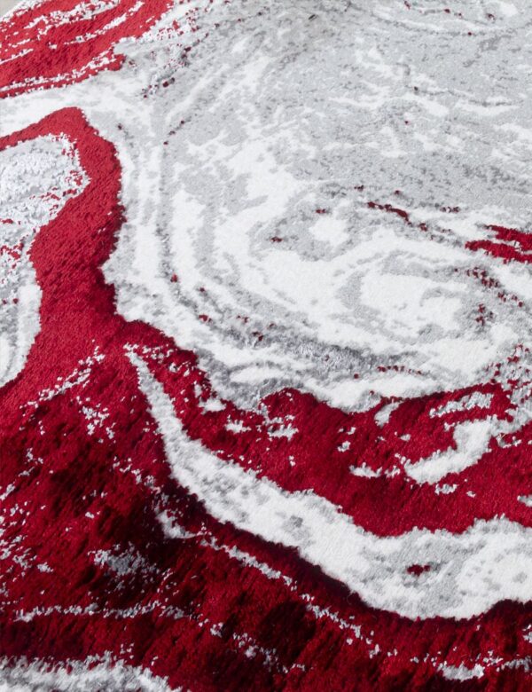 80x150 RED BOUTIQUE VIVID RUG - Image 5
