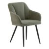 HUGO MINT GREEN DINING CHAIR w/ BLACK LEGS - Image 2