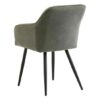 HUGO MINT GREEN DINING CHAIR w/ BLACK LEGS - Image 3