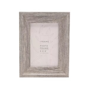 4x6 iFRAME MID GREY WOOD EFFECT P/FRAME