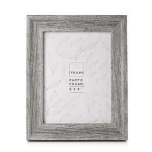 6x8 iFRAME MID GREY WOOD EFFECT P/FRAME